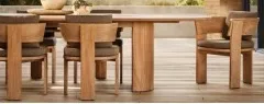 Outdoor dining set pictured in the order's product list.