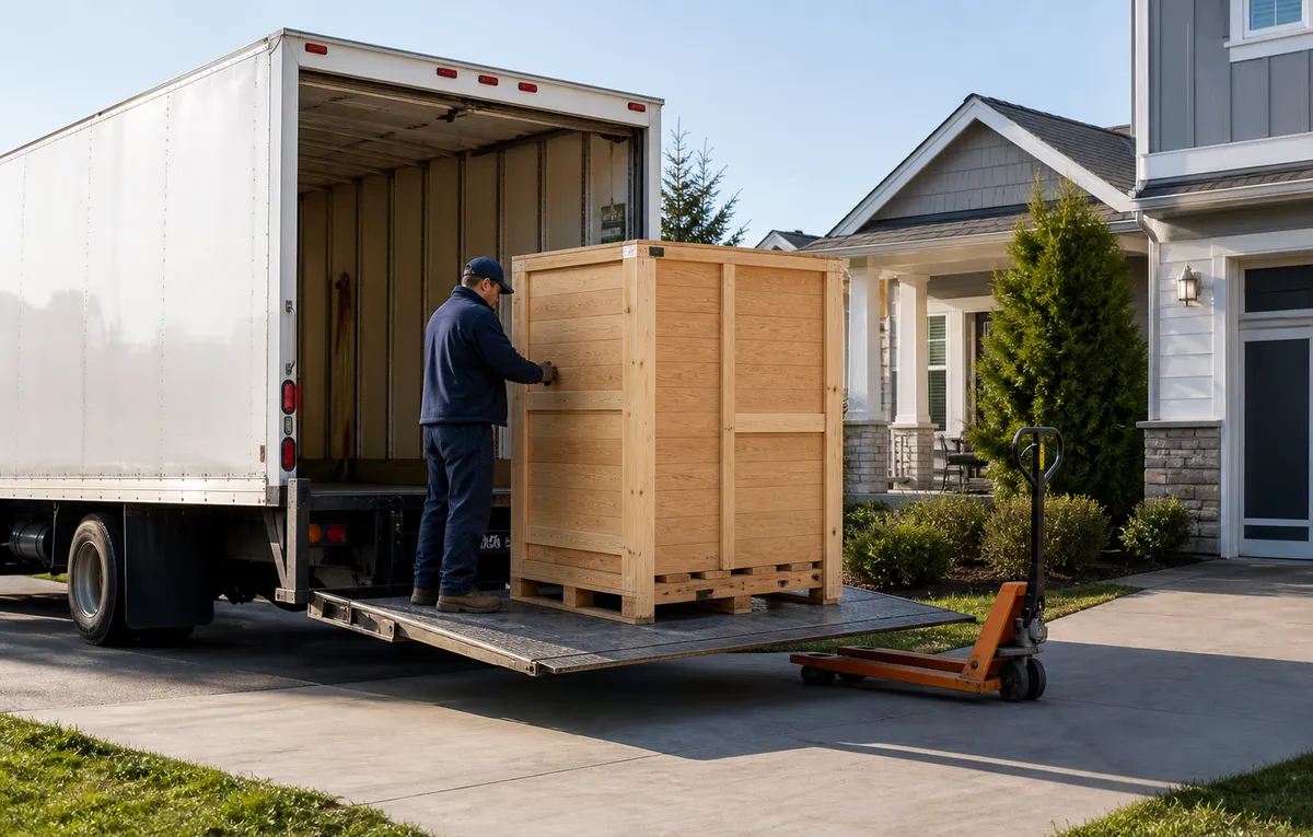 Residential vs. Commercial Freight Delivery: Liftgate, Forklift and Access Requirements